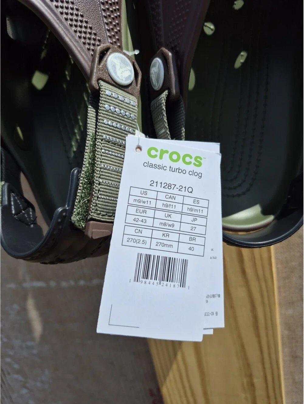 Crocs Turbo Classic Clog Men's RARE Casual Clog Shoes NEW Size 9 mens 11 Womens